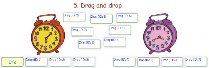 Drag and Drop layout