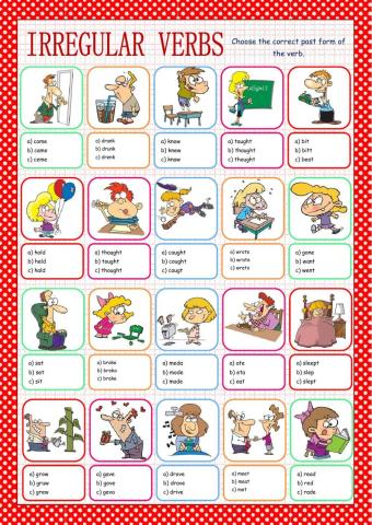 Irregular verbs