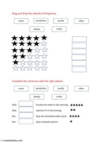 Adverbs of frequency