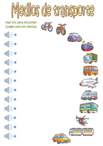 Los medios de transporte (escucha)