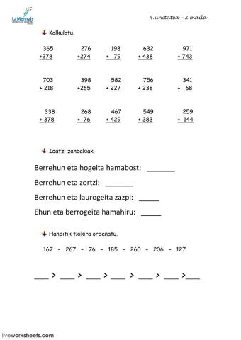 3) Matematikak 2