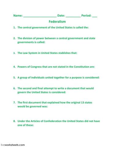 Federalism