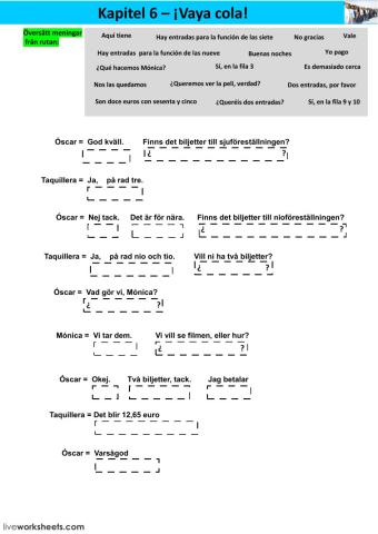 Kapitel 6 - läxa - åk 8