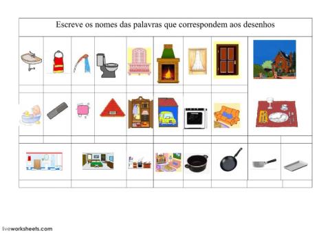 Vocabulario-08 A casa