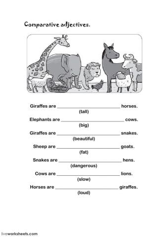 Comparative Adjectives