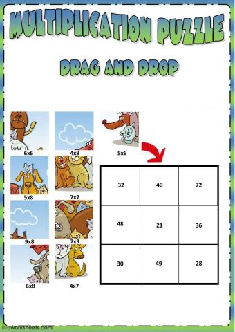 Multiplication puzzle