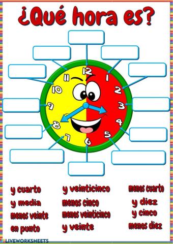 ¿Qué hora es?