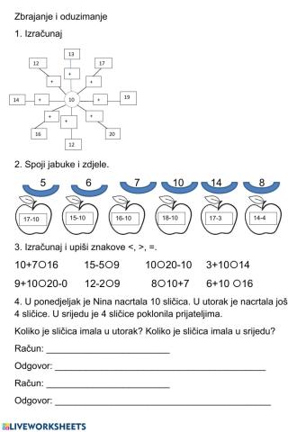 Zbrajanje i oduzimanje