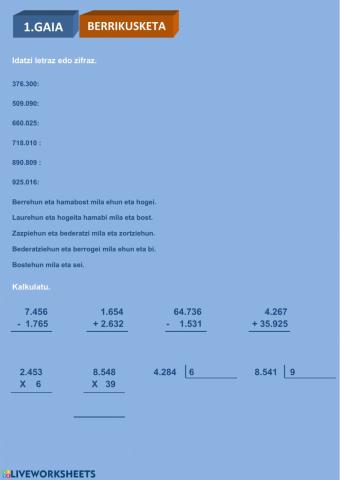 Berrikusketa 5.1