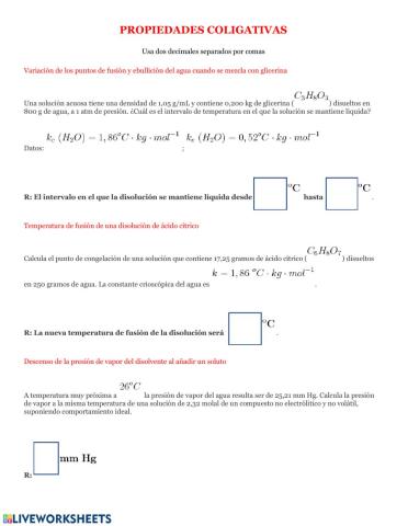 Propiedades coligativas