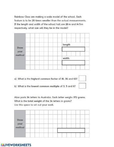 Math revision part 2