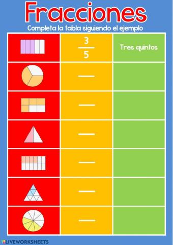 FRACCIONES - completar