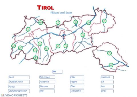 TIROL Seen und Gewässer - Lernen