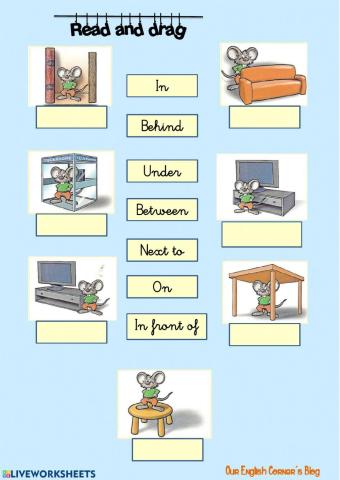 Prepositions of place