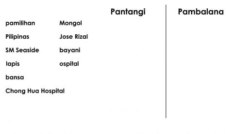 Pantangi at Pambalana L1 - B