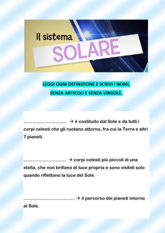 Sistema solare