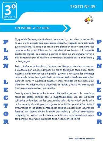 Texto nº 49 un padre a su hijo