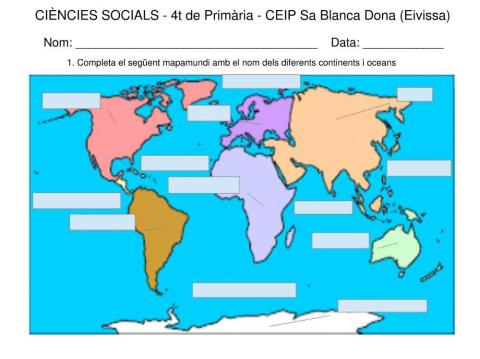 Continents i oceans