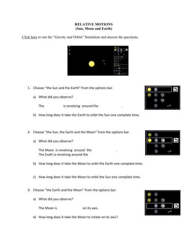 Relative motions-