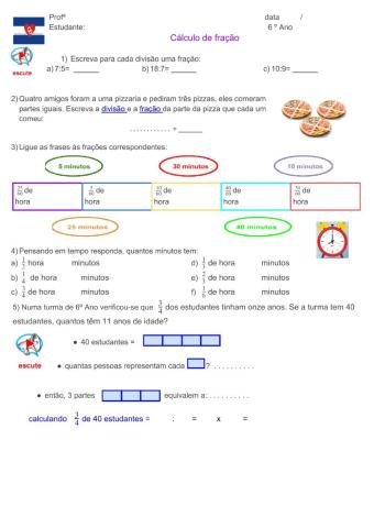 Fração cálculos