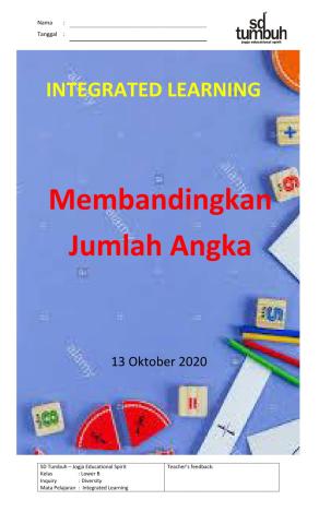 Membandingkan jumlah bilangan A