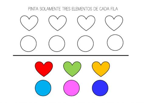 Corazones y círculos