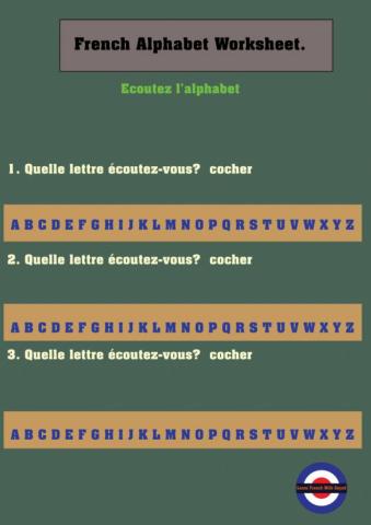 French Alphabet