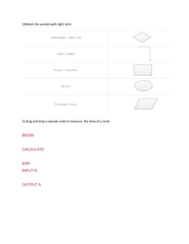 Flowchart and pseudo code