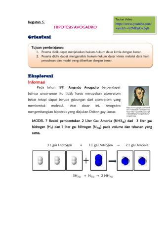 Hukum Avogadro