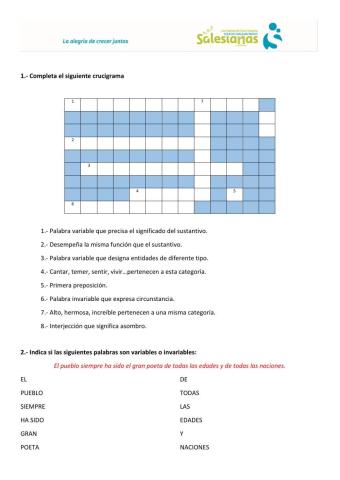 Categorías gramaticales