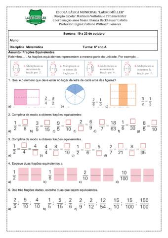 Frações Equivalentes