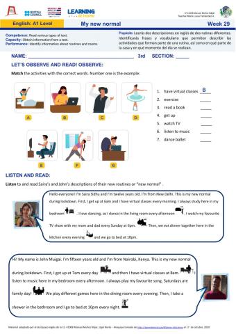 Week29: My new normal- Nivel A1