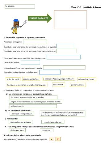 Ficha 3. Tarea 8. La leyenda.Lengua