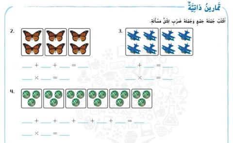 الضرب والجمع المتكرر