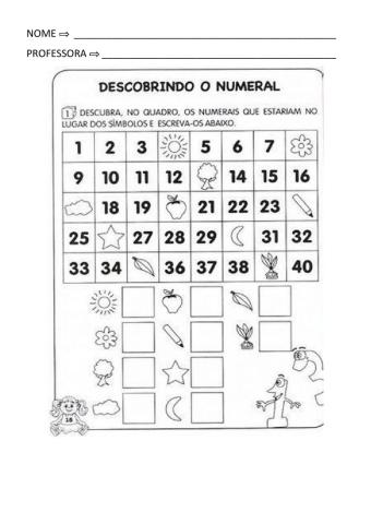 Escreita de numeros