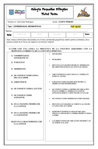 Coordenadas geograficas