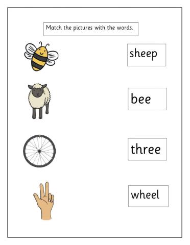 Level 'ee' worksheet