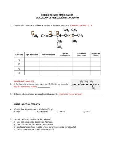 Evaluación de hibridación