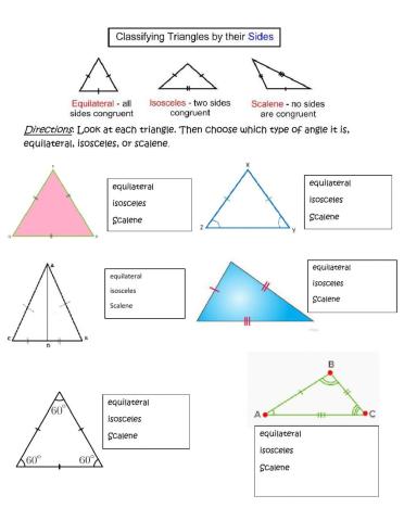 Types of triangles