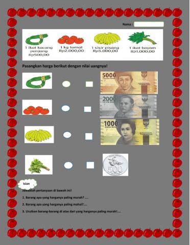 Matematika tema 3 Sub tema 1 KD 3.5