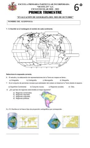 Evaluación 1er. trimestre