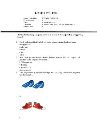 Evaluasi pembelajaran 3