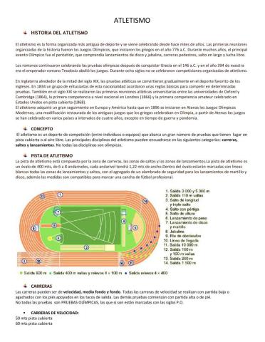 Trabajo Práctico de Atletismo