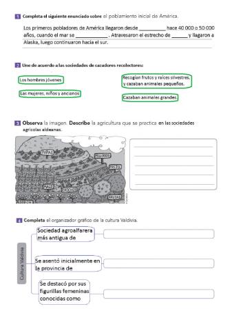 Evaluación Estudios sociales  1ra Unidad.