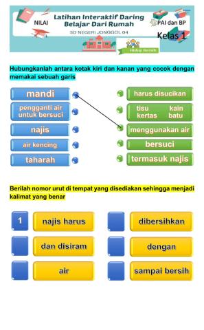 Latihan Interaktif Hidup Bersih