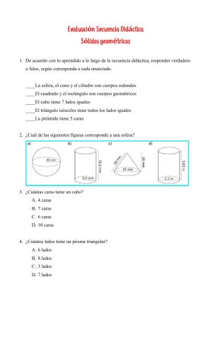 Evaluación Secuencia Didáctica