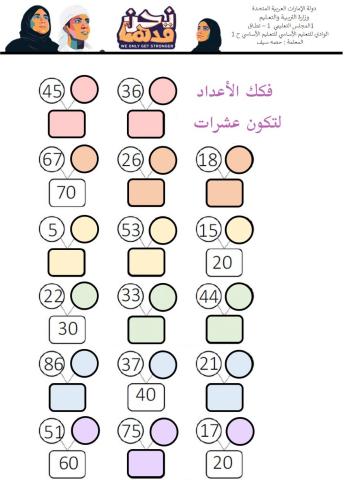 تكوين العشرات