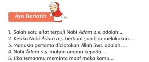 Teladan nabi adam