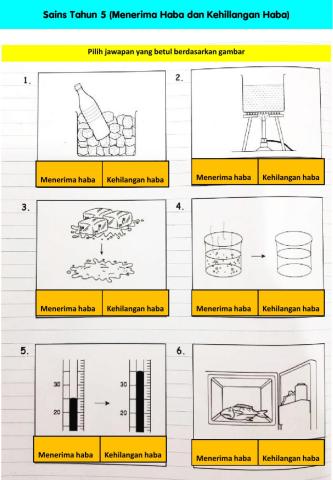 Sains tahun 5 haba