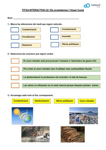 Ecosistemes i ésser humà